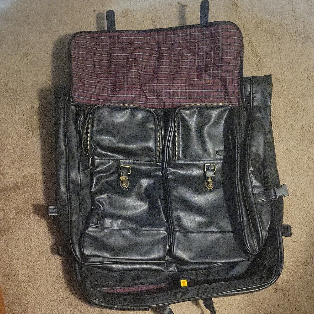 Black Leather Men's Bag